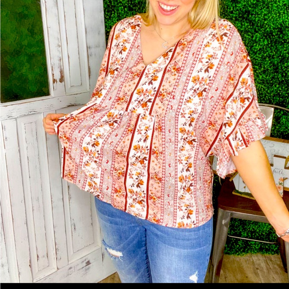 Esmeralda Floral Top. Andres by Unit